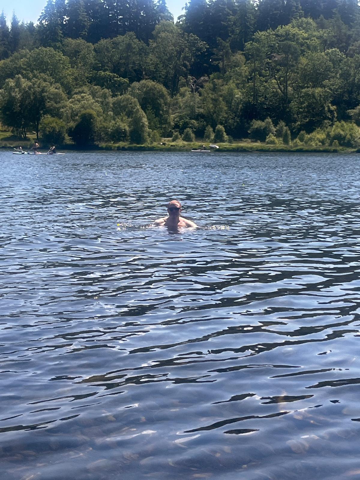 gwydir forest park open water swimming in north wales