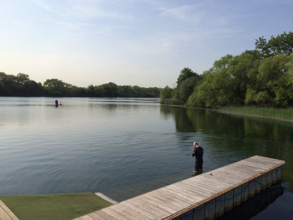 Swim Heron (Heron Lake)